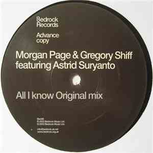 Morgan Page & Gregory Shiff - All I Know mp3 album