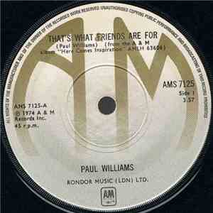 Paul Williams  - That's What Friends Are For mp3 album