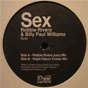 Robbie Rivera & Billy Paul Williams - Sex mp3 album