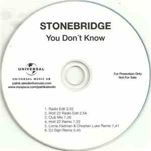 StoneBridge - You Don't Know mp3 album
