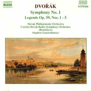 Antonín Dvořák, Slovak Philharmonic Orchestra, Stephen Gunzenhauser - Symphony No. 1 • Legends Op.59 Nos. 1-5 mp3 album