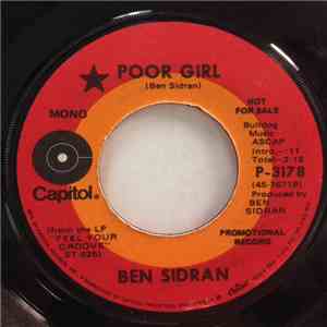 Ben Sidran - Poor Girl mp3 album