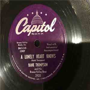 Hank Thompson and His Brazos Valley Boys - A Lonely Heart Knows / The New Green Light mp3 album