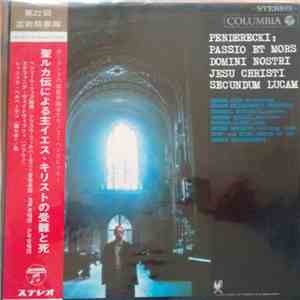 Krzysztof Penderecki, Henryk Czyz - Passio Et Mors Domini Nostri Jesu Christi Secundum Lucam mp3 album