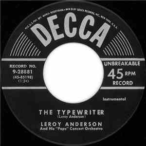 Leroy Anderson And His "Pops" Concert Orchestra - The Typewriter mp3 album