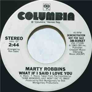 Marty Robbins - What If I Said I Love You mp3 album