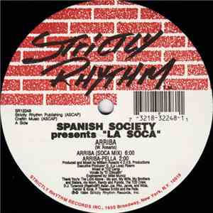 The Spanish Society Presents "La Soca" - Arriba mp3 album