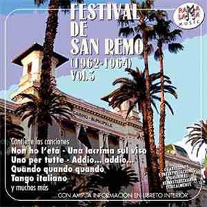 Various - Festival De San Remo (1962-1964) Vol.3 mp3 album
