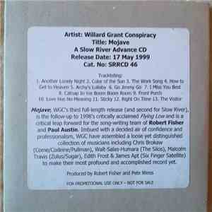 Willard Grant Conspiracy - Mojave - A Slow River Advance CD mp3 album